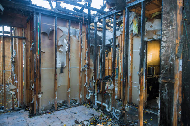 Professional Soot Cleanup technician working in Morrow, OH